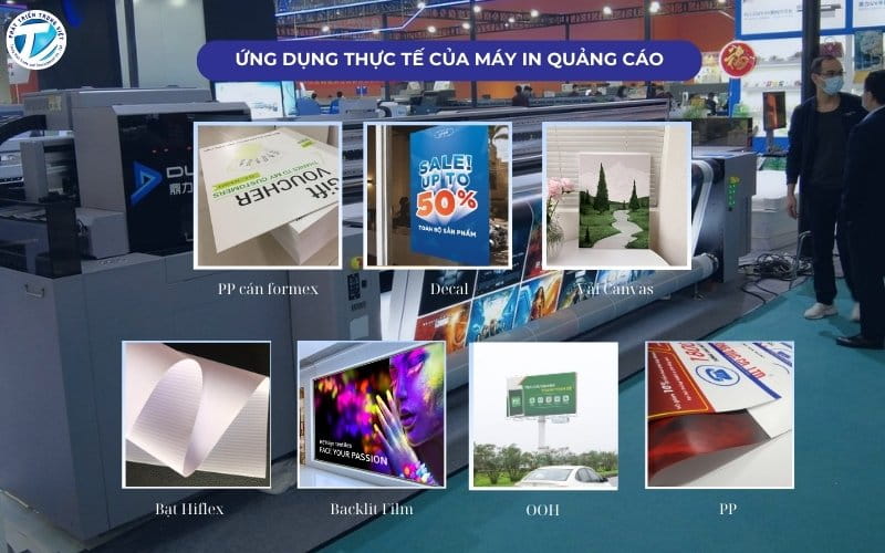 Ứng dụng đa dạng thực tế của máy in quảng cáo hiện đại